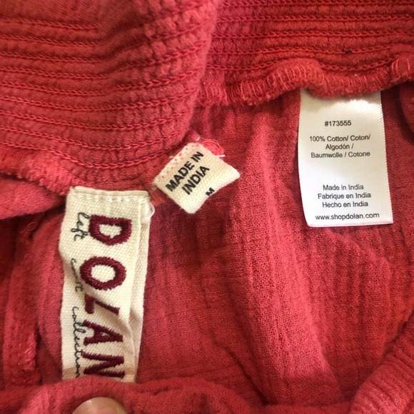 Anthropologie Dolan Cotton Crinkle Ombre Lounge Pants - Picture 4 of 4